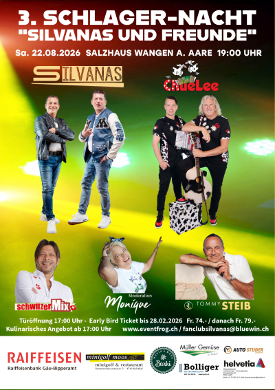 3. Schlager-Nacht 'Silvanas & Freunde'