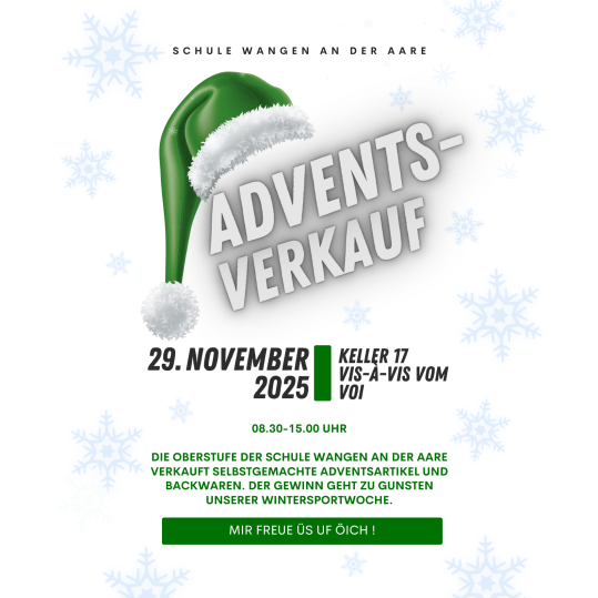 Adventsverkauf der Oberstufe