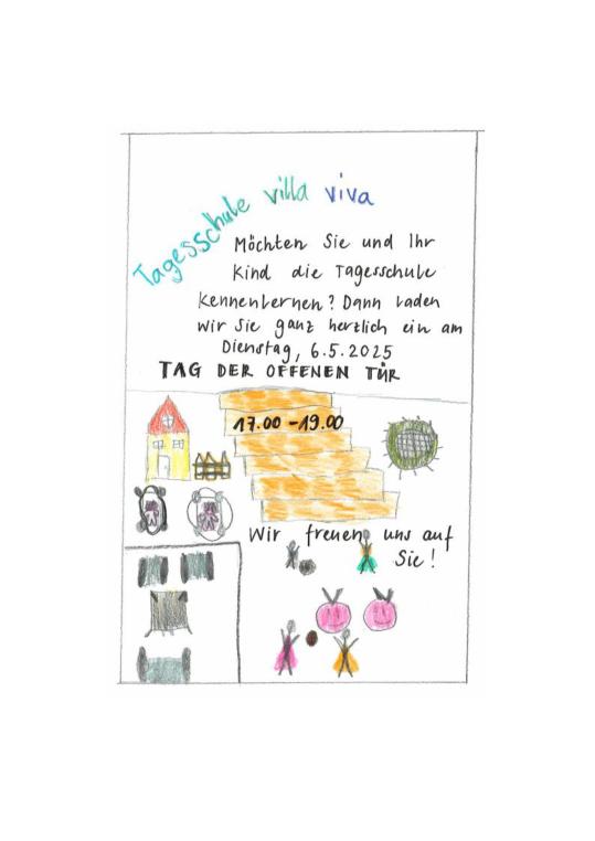 Tagesschule Villa Viva - Tag der offenen Türe